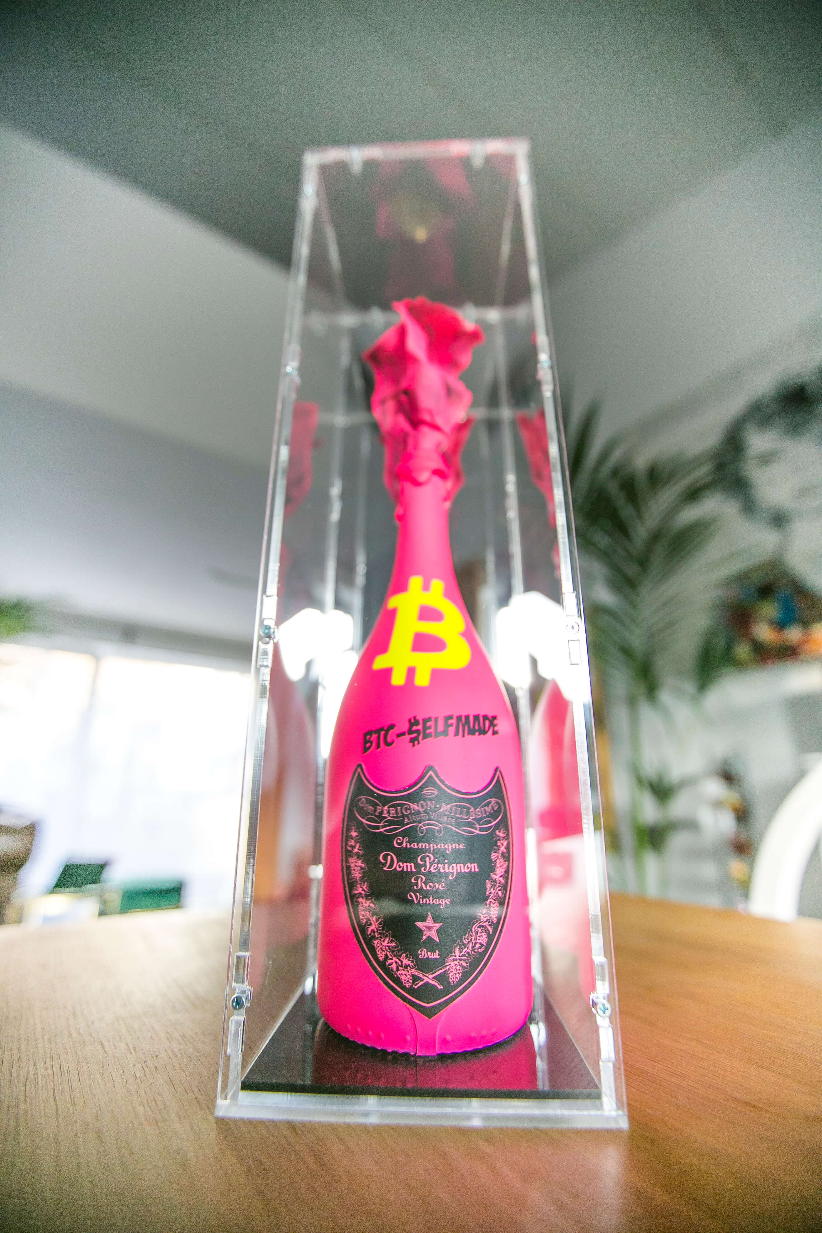 Bitcoin Bottle "B T C-Selfmade"