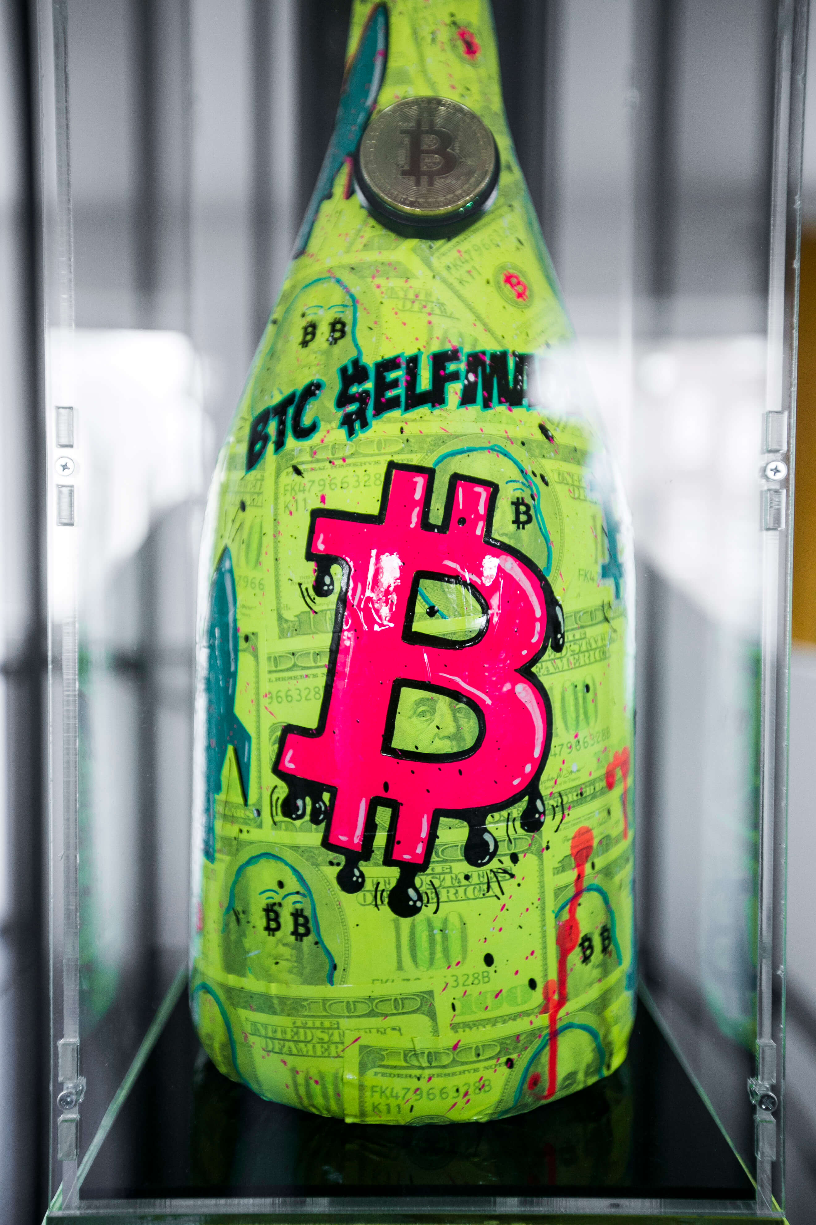 XXL Bitcoin-Bottle "Selfmade"