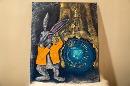 BITCOIN RABBIT HOLE (50x40cm)