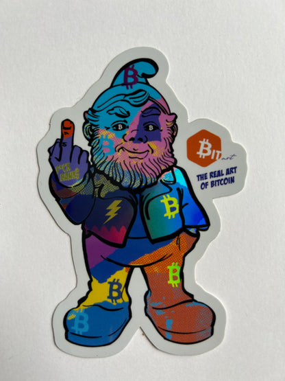 Bitart holographic Art-Stickers