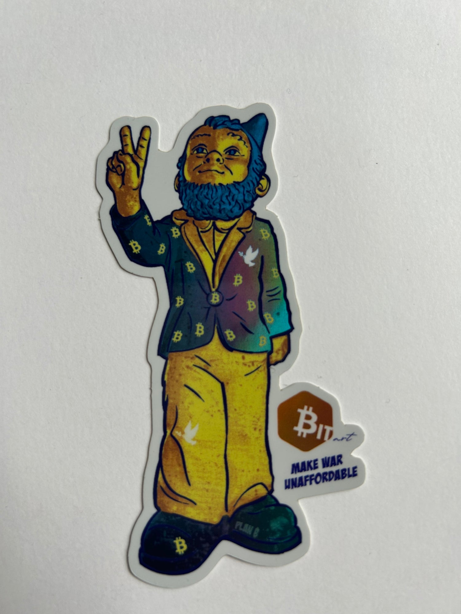 Bitart holographic art stickers