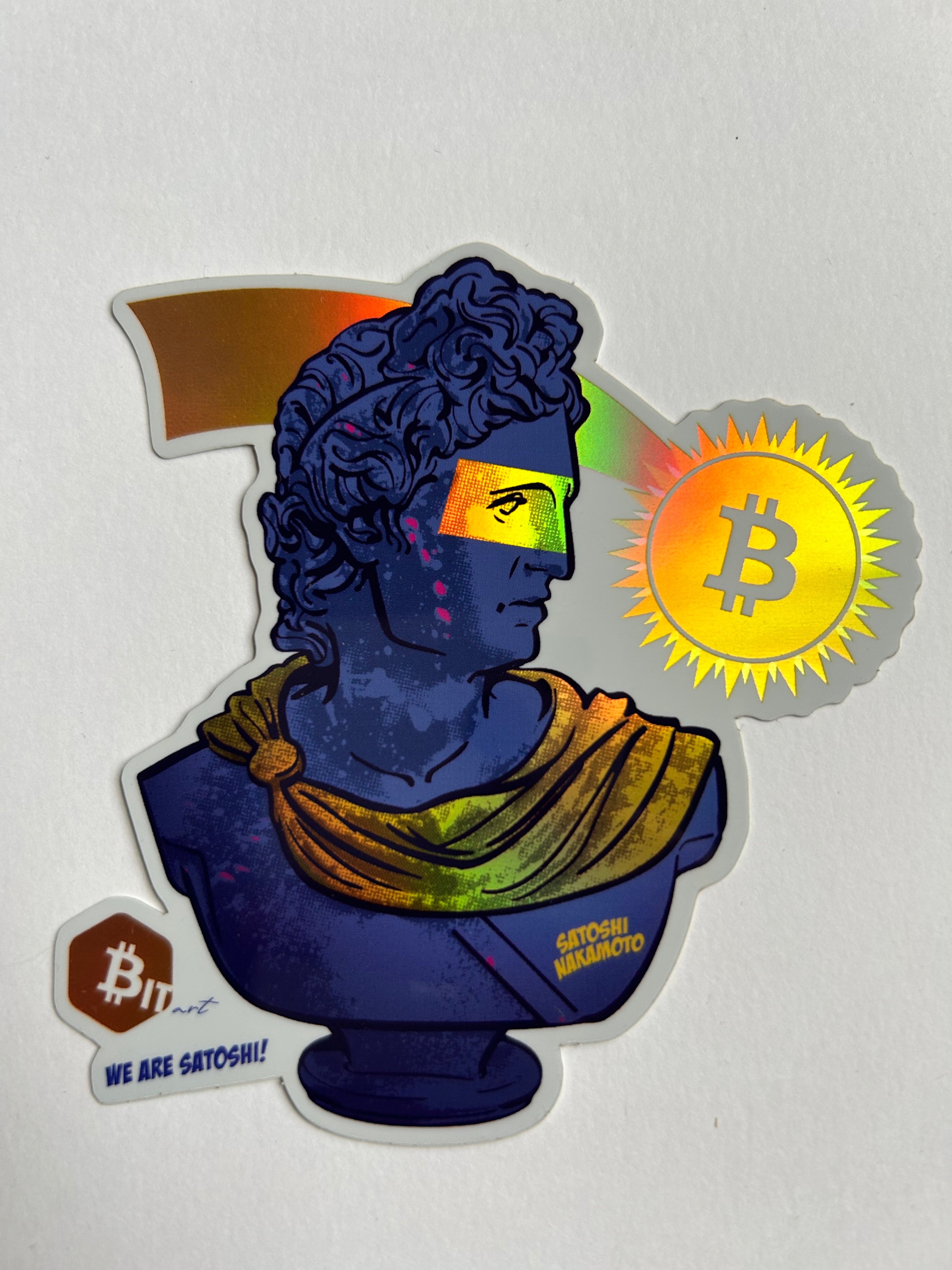 Bitart holographic Art-Stickers